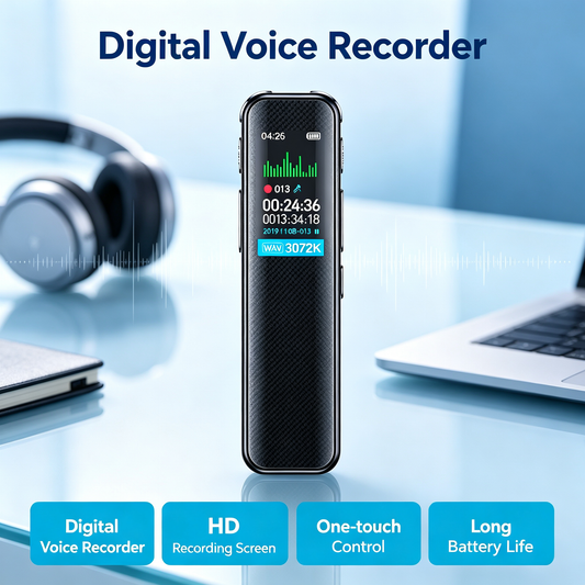 Digital Voice Recorder with HD Display